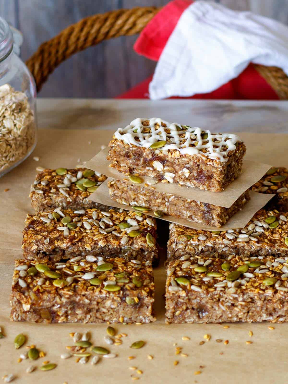 Gluten-free breakfast bar recipe.