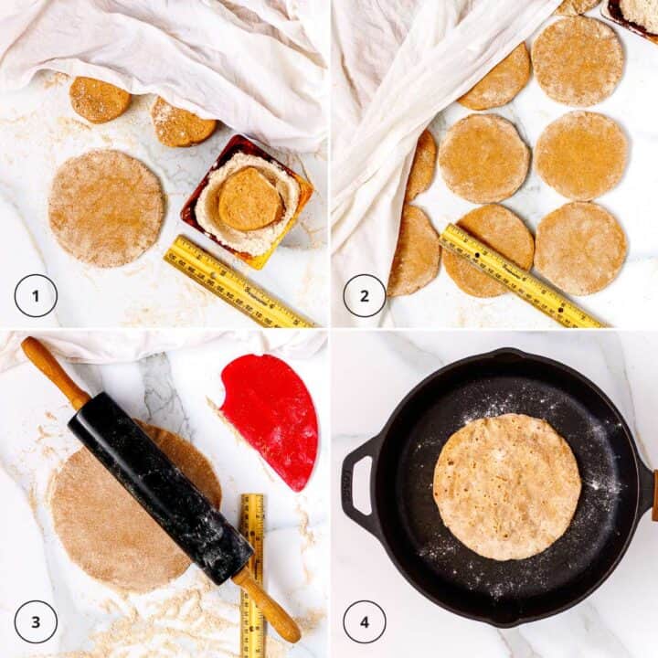 Soft Whole Wheat Roti - Poppys Wild Kitchen