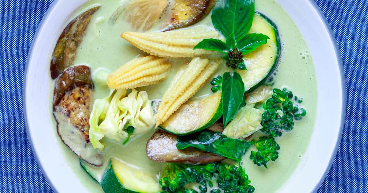 Vegan Thai Green Curry - Poppys Wild Kitchen